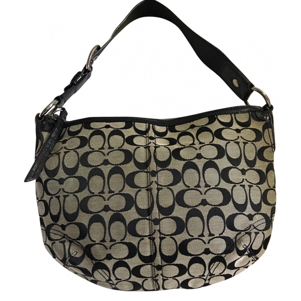 Coach Cc Signature Print Canvas Satchel Handbag - image 1